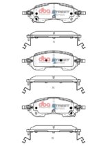 DBA SS stražnje kočione pločice za Ford Ranger, VW Amarok