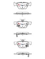 DBA SS EV rear brake pads for Subaru XV, Subaru Levorg