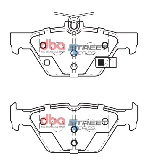 DBA SS rear brake pads for Subaru XV, Subaru Levorg