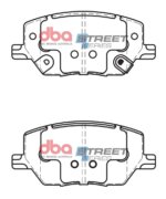 DBA SS front brake pads for FIAT 500X, Jeep Renegade