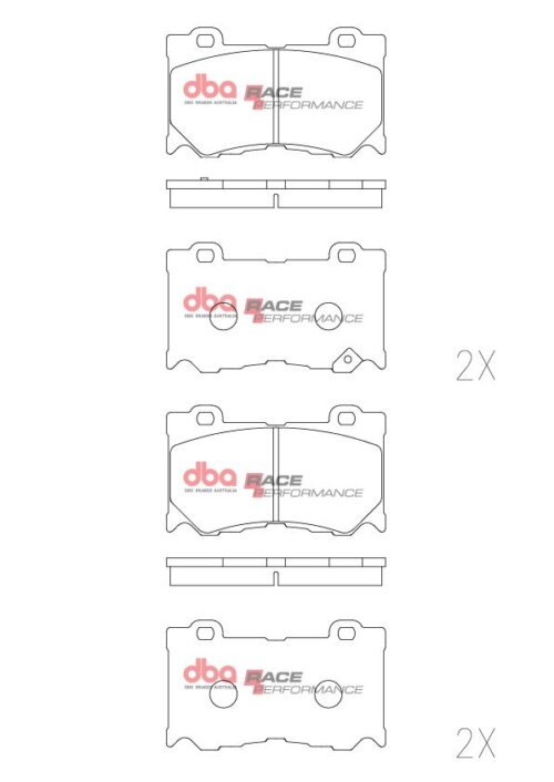 DBA RP front brake pads for Infiniti Q40, Infiniti Q50