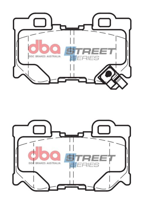 DBA SS rear brake pads for Infiniti Q40, Infiniti Q50