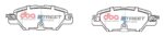 DBA SS rear brake pads for Mazda CX-5