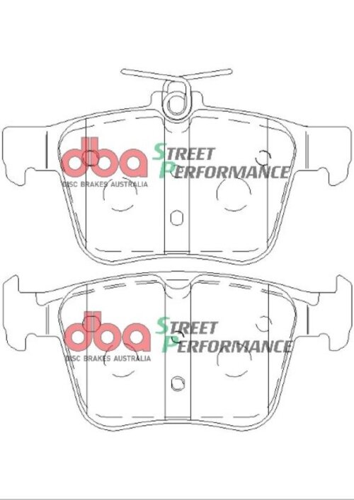 DBA SP rear brake pads for VW Golf, Audi TT