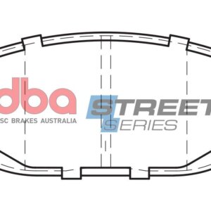 DBA SS front brake pads for Mazda 323