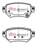 DBA SS rear brake pads for Mazda 6