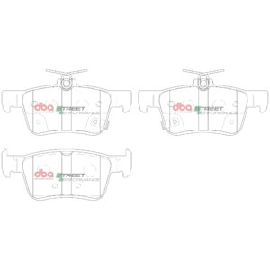 DBA SP rear brake pads for Honda Civic