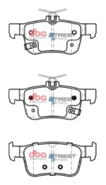 DBA SS rear brake pads for Honda Civic