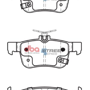 DBA SS rear brake pads for Honda Civic