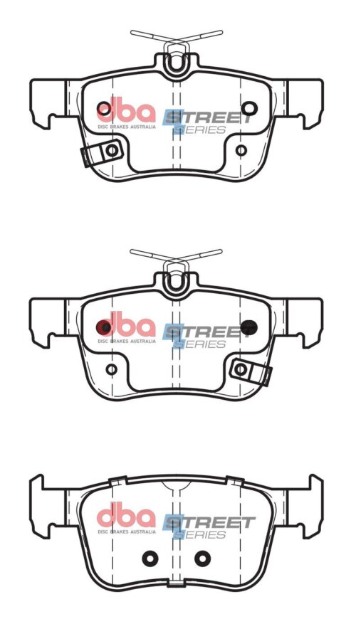 DBA SS rear brake pads for Honda Civic