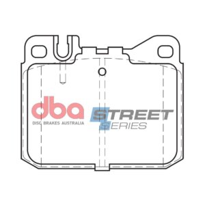 DBA SS front brake pads for Mercedes-Benz 123, Mercedes-Benz S-Class