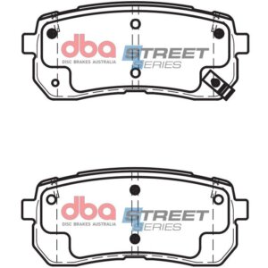 DBA SS rear brake pads for Hyundai i800, Hyundai ix55