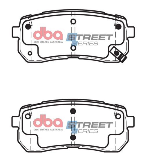 DBA SS rear brake pads for Hyundai i800, Hyundai ix55