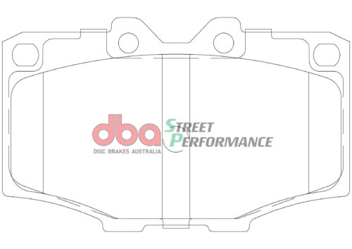 DBA SP front brake pads for Toyota Land Cruiser, Mazda 5