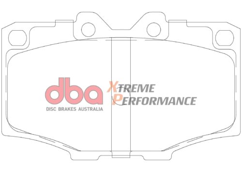 DBA XP front brake pads for Toyota Land Cruiser, Mazda 5