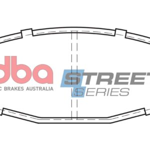 DBA SS front brake pads for Nissan Patrol