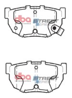DBA SS rear brake pads for Nissan Silvia, Nissan 240SX