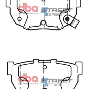 DBA SS rear brake pads for Nissan Silvia, Nissan 240SX