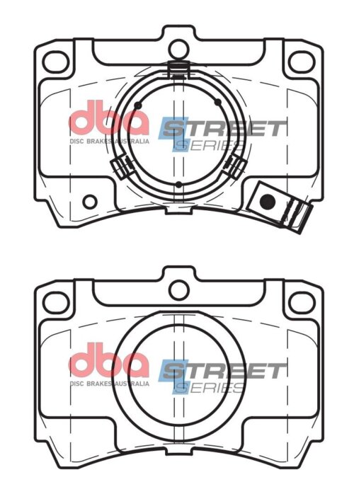 DBA SS front brake pads for Mazda 323, Mazda Demio