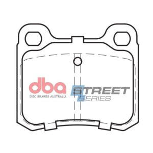 DBA SS rear brake pads for Mercedes-Benz C-Class, Mercedes-Benz 190