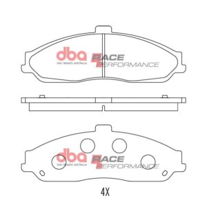 DBA RP front brake pads for Cadillac XLR, AC MK