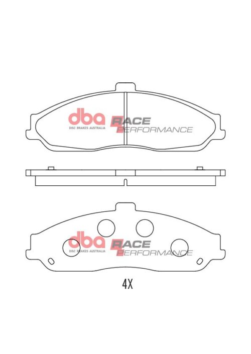 DBA RP front brake pads for Cadillac XLR, AC MK