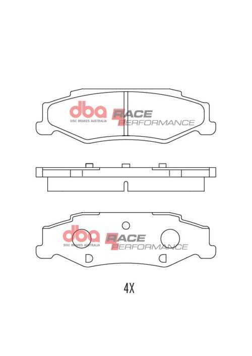 DBA RP rear brake pads for Cadillac XLR, AC MK