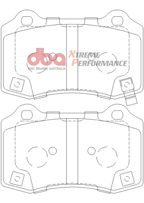 DBA XP rear brake pads for Cadillac CTS, Chevrolet Camaro