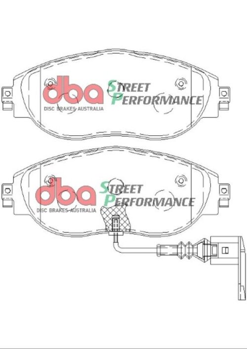 DBA SP front brake pads for Skoda Octavia, VW CC