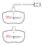 DBA SS front brake pads for Rover SD1, Land Rover 90