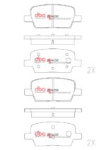 DBA RP rear brake pads for Cadillac CT6, Cadillac XT5