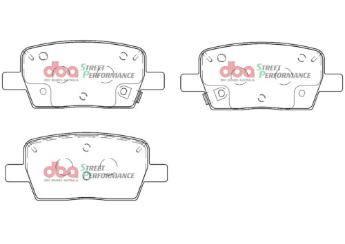 DBA SP rear brake pads for Cadillac CT6, Cadillac XT5