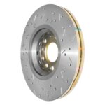 DBA front brake disc for SEAT Exeo ST, Skoda Superb