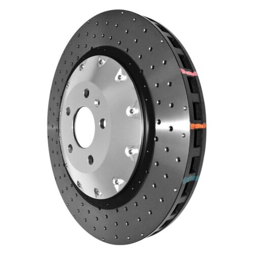 DBA two-piece front brake disc for Audi A6