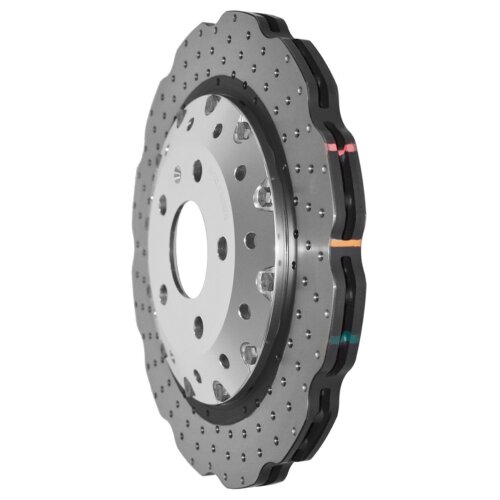 DBA two-piece rear brake disc for Audi A4, Audi A5