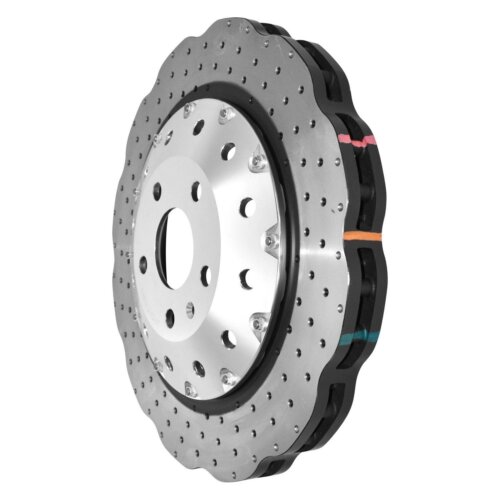 DBA two-piece front brake disc for Audi A3