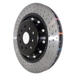 DBA two-piece front brake disc for Subaru WRX