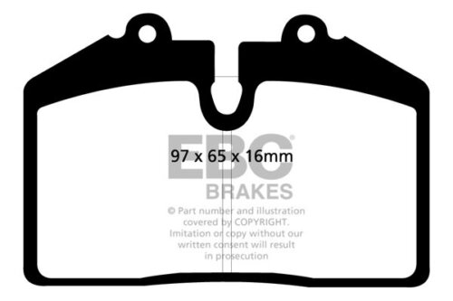 EBC Ultimax front brake pads for Ariel Atom, Ford Puma