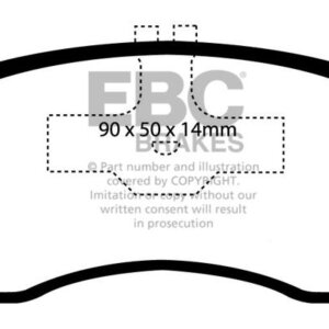EBC Ultimax prednje kočione pločice za Daihatsu Cuore