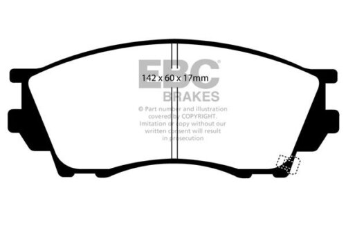 EBC Ultimax front brake pads for Mazda Xedos 9