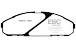 EBC Ultimax front brake pads for Nissan Patrol