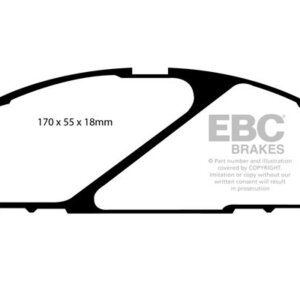 EBC Ultimax prednje kočione pločice za Nissan Patrol