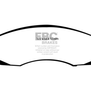 EBC Ultimax prednje kočione pločice za Jeep Cherokee, Jeep Wrangler