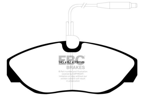 EBC Ultimax front brake pads for Citroën Jumper, FIAT Ducato