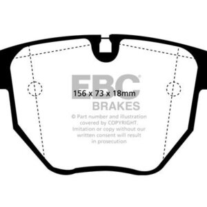 EBC Ultimax prednje kočione pločice za BMW 5, BMW 7