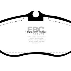 EBC Ultimax front brake pads for Land Rover Discovery, Land Rover Range Rover
