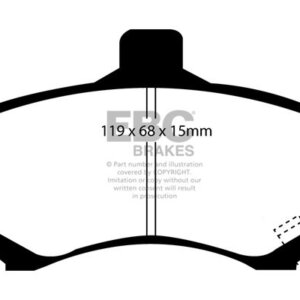 EBC Ultimax front brake pads for Mitsubishi Carisma