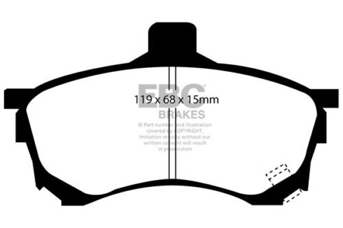 EBC Ultimax front brake pads for Mitsubishi Carisma