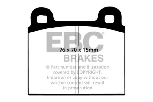 EBC Ultimax front brake pads for Porsche 911, Alfa Romeo Spider