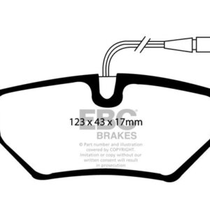 EBC Ultimax rear brake pads for Citroën Evasion